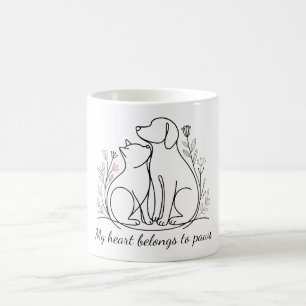 Life Is Better With Fur Friends – Custom Pet Lover Coffee Mug