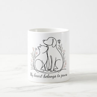 Life Is Better With Fur Friends – Custom Pet Lover Coffee Mug