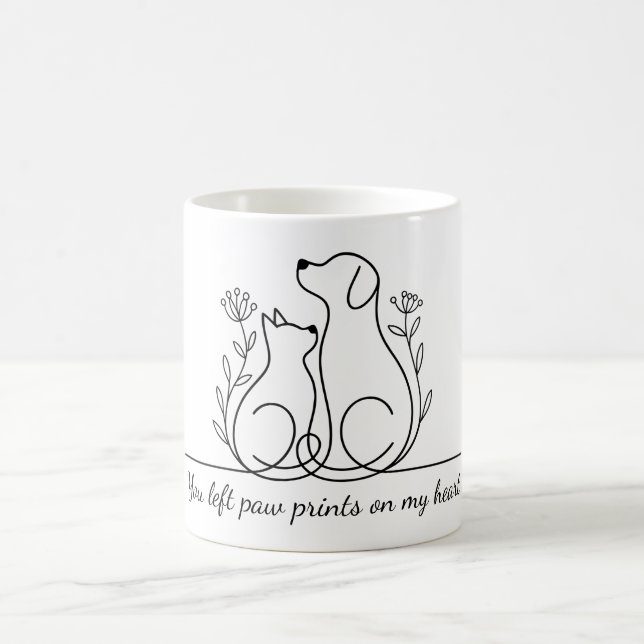 Life Is Better With Fur Friends – Custom Pet Lover Coffee Mug (Center)