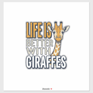 Life Is Better With Giraffes Vintage Shirt Design_