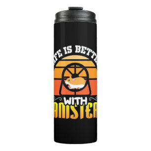 Life Is Better With Hamsters Thermal Tumbler