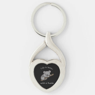 Life Is Better With Koala Key Ring