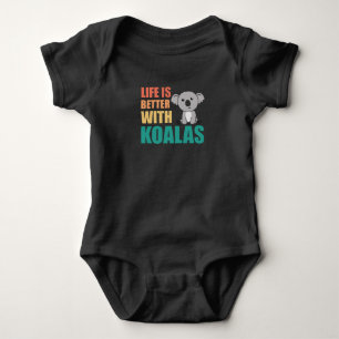 Life Is Better With Koalas Sweet Koala Baby Bodysuit