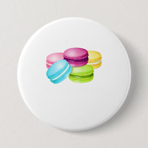 Life is Better with Macarons for Sweet Macar 7.5 Cm Round Badge