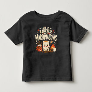 Life is better with marshmallows toddler T-Shirt