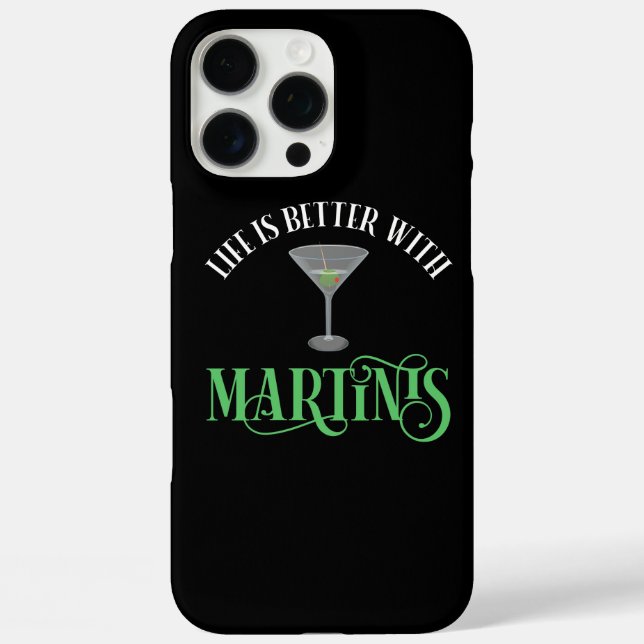 Life Is Better With Martinis Case-Mate iPhone Case (Back)