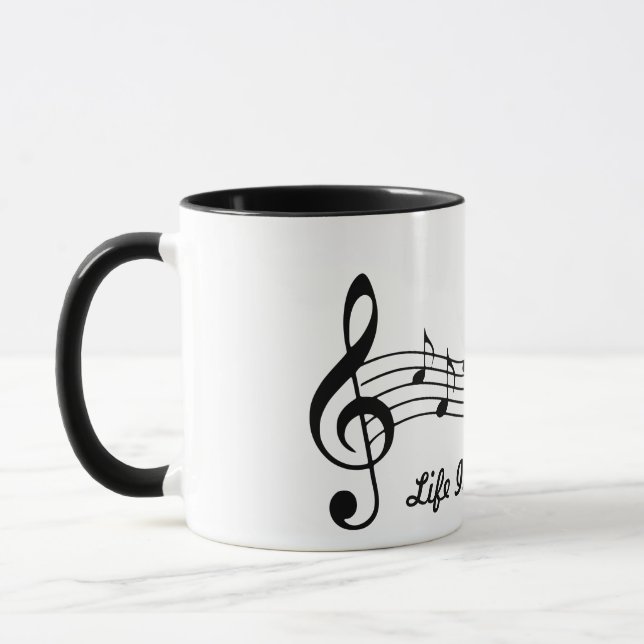 Life Is Better With Music Mug (Left)