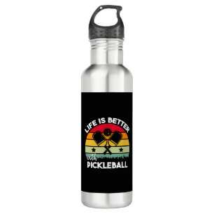 Life is Better with Pickleball 710 Ml Water Bottle