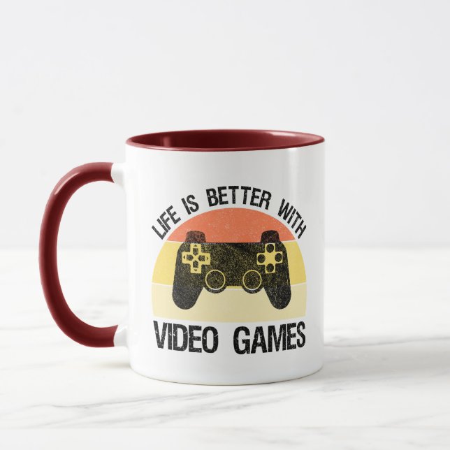 Life Is Better With Video Games Mug (Left)