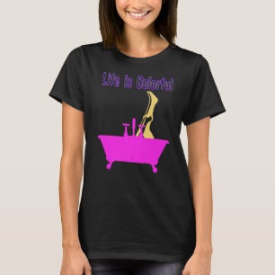 Life is Colourful Bubble Bath Lifestyle Design Pre T-Shirt
