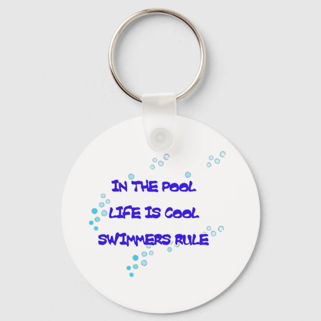 Life Is Cool Keychain (Front)
