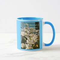 Life is full of abundance, Day Lily Mugs