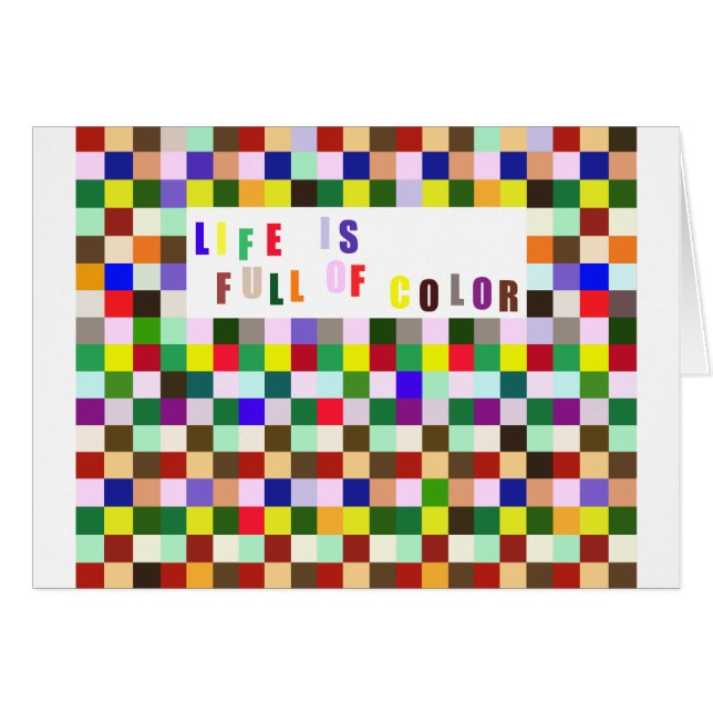 Life Is Full of Colour (Front Horizontal)