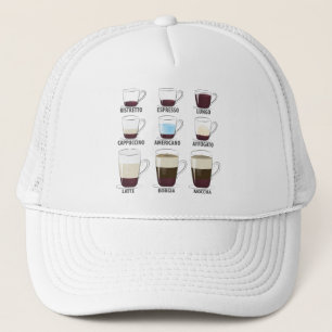 Life is Full of Important Choices Funny Coffee Trucker Hat