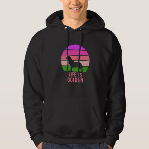 Life Is Golden Golden Retriever Dog Hoodie