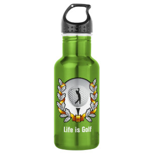 Life is Golf Golfer Ball Tee 532 Ml Water Bottle