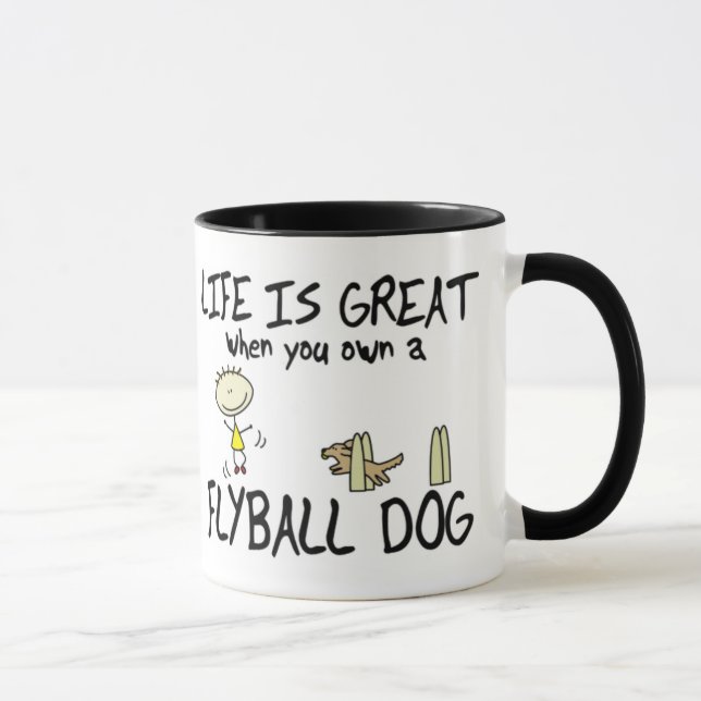 Life is Great Flyball Mug (Right)