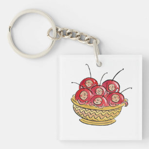 Life is just a bowl of cherries key ring