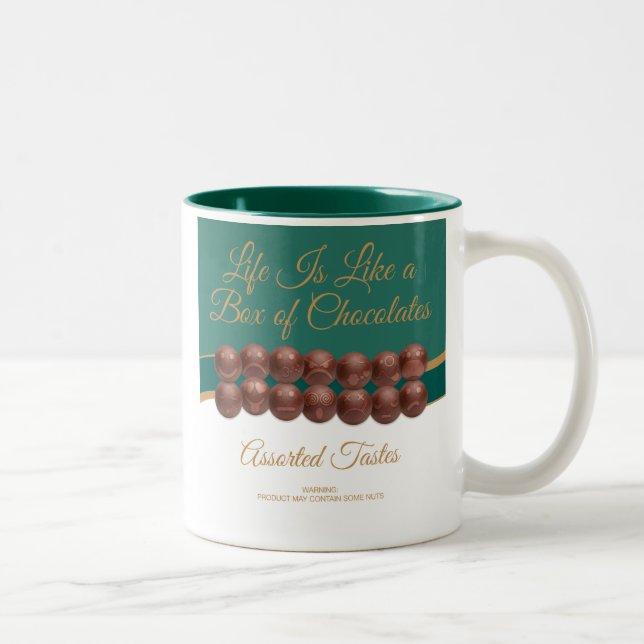 Life Is Like a Box of Chocolates Two-Tone Coffee Mug (Right)