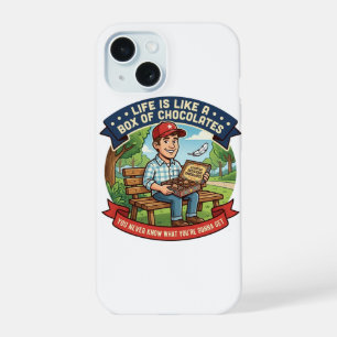Life Is Like A Box Of Chocolates - Wholesome Vinta iPhone 15 Case