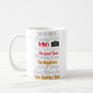 Life Is Like A Camera Cameras Photography Photogra Coffee Mug