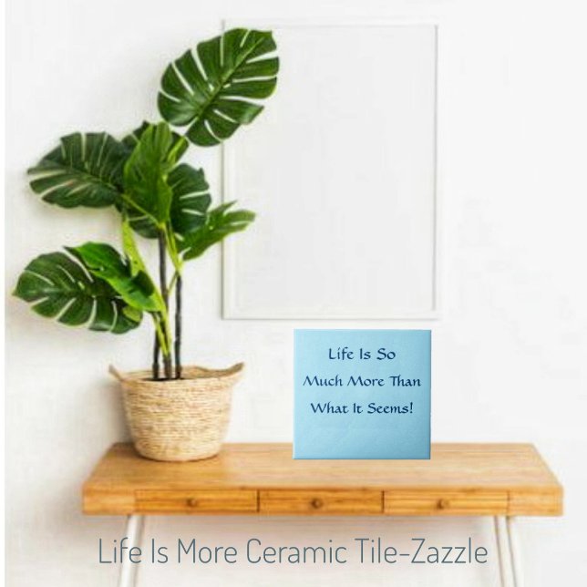 Life Is More Ceramic Tile (Creator Uploaded)