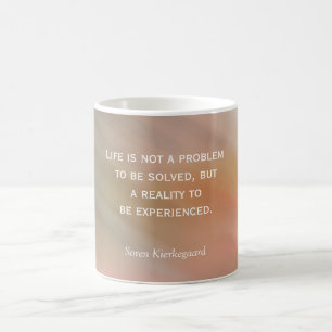 Life is not a problem - coffee mug