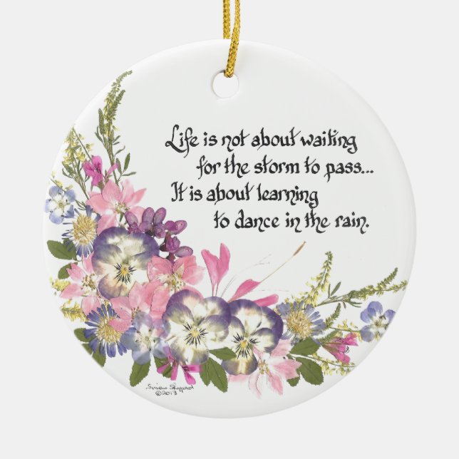 Life is not about ceramic ornament (Front)
