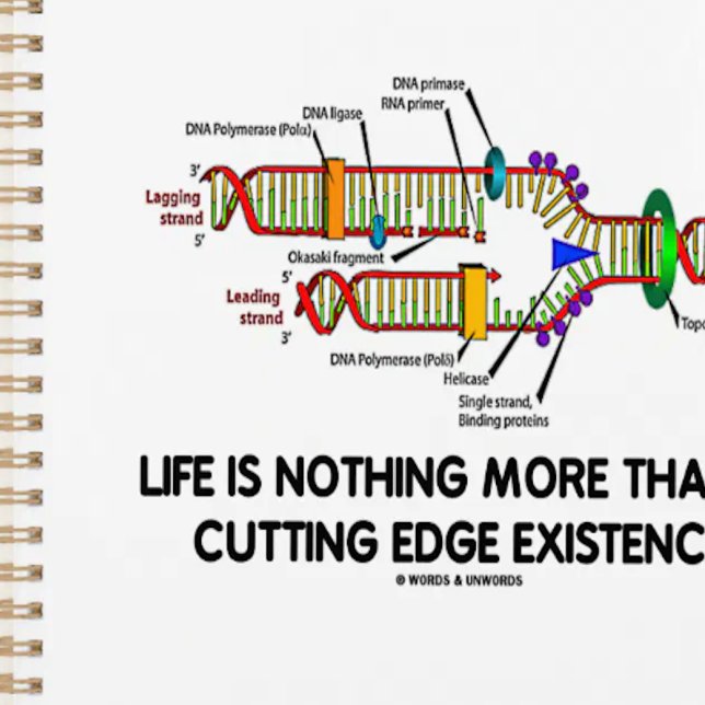 Life Is Nothing More Than A Cutting Edge Existence Planner (DNA replication planner for anyone who believes that life is nothing more than a cutting existence!)