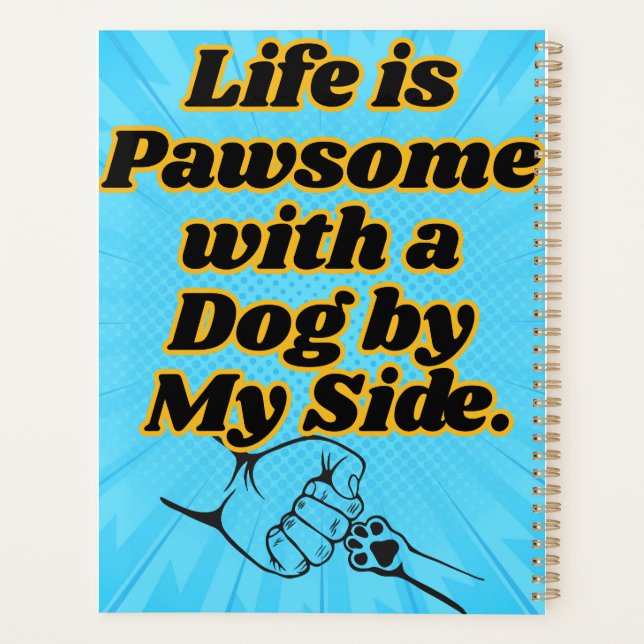 Life is Pawsome Planner (Back)