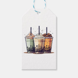 Life is short, drink the boba gift tags
