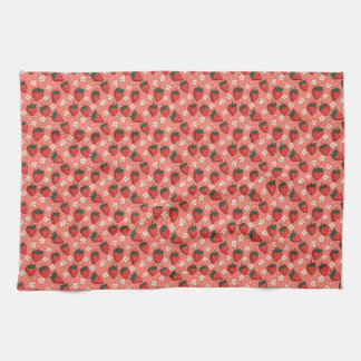 Life Is Short, Eat Strawberries First Tea Towel