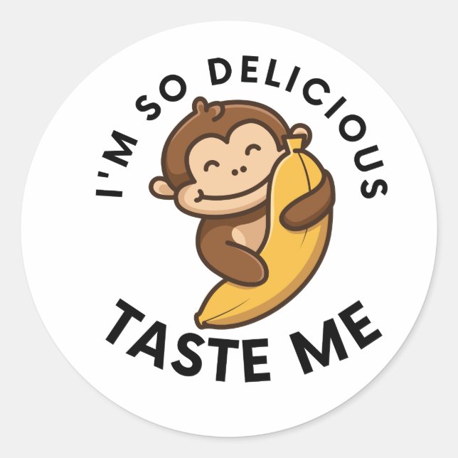 Life is short live  classic round sticker (Front)