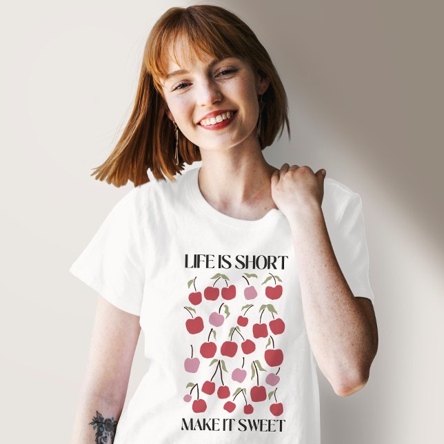Life is short make it sweet Boho Inspiration Quote T-Shirt (Creator Uploaded)