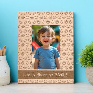 Life is Short so SMILE Etched Frames