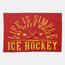 Life Is Simple Eat Sleep Watch Ice Hockey