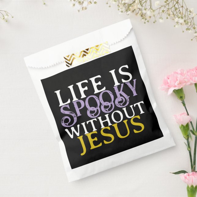 LIFE IS SPOOKY WITHOUT JESUS FAVOUR BAG (Sealed)