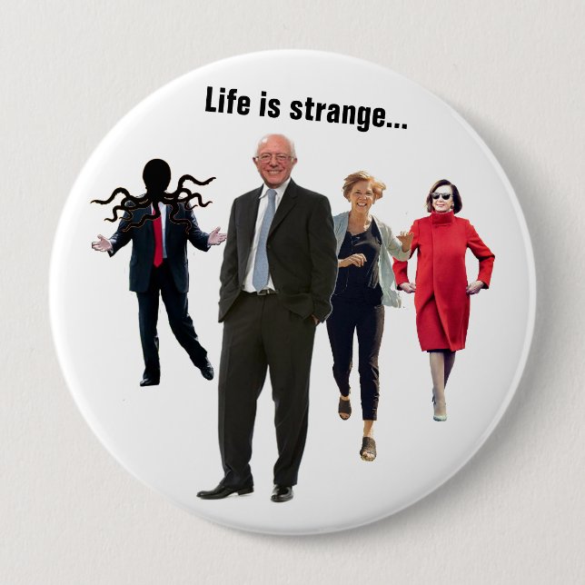 Life is strange... 10 cm round badge (Front)