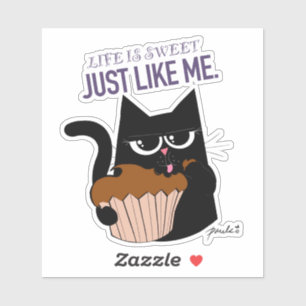 Life Is Sweet – 4” Custom Cut Sticker