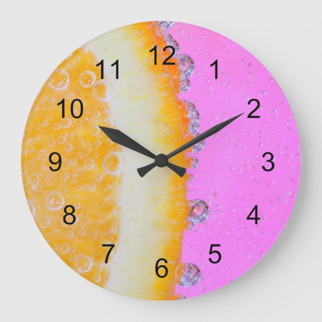 Life is sweet and Sour Large Clock (Front)