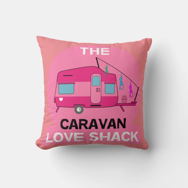 Life Is Sweet AT The Caravan Funny Gifts Travel Mu Cushion (Front)