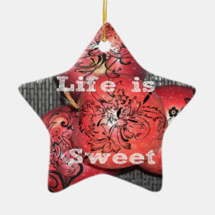 Life is Sweet Ceramic Tree Decoration