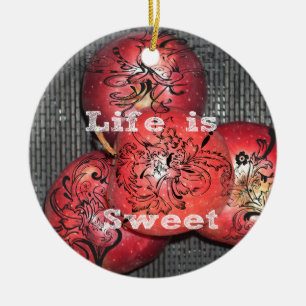 Life is Sweet Ceramic Tree Decoration