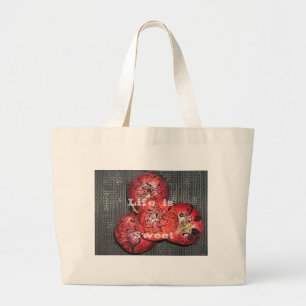 Life is Sweet Large Tote Bag