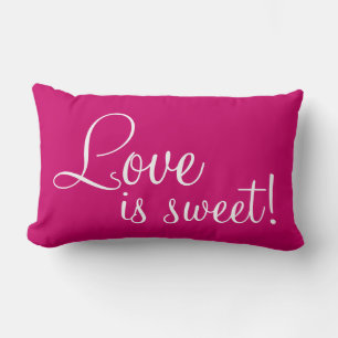 Life is sweet Lumbar Throw Pillow