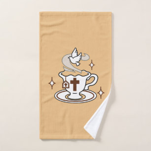Life Is Sweet with Jesus – Christian Faith Tea Cup Hand Towel