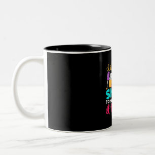 Life Is Too Shorts To Have Boring Nails Two-Tone Coffee Mug