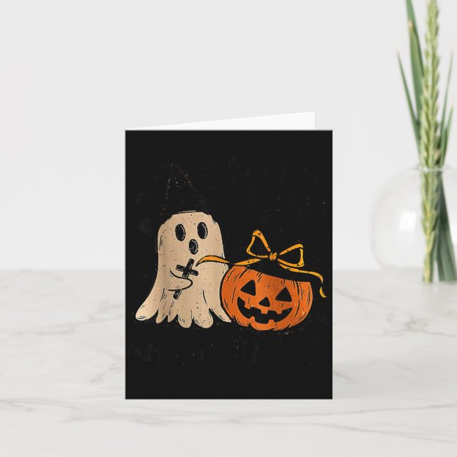 Life Is Y Without Jesus Christian Halloween  Card (Front)