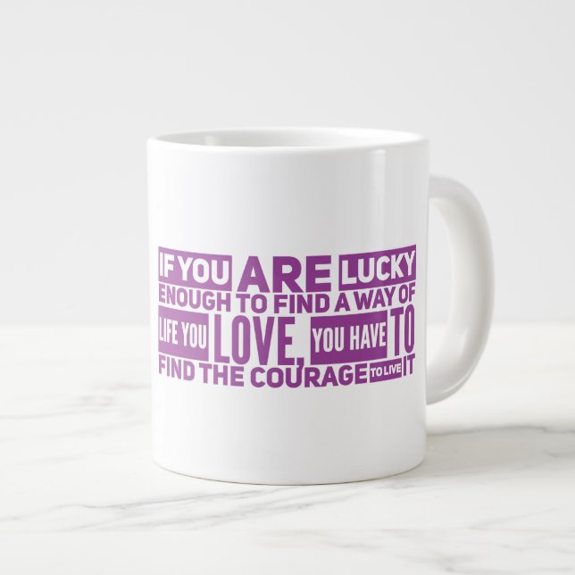 Life  Jumbo Mug (Front Right)