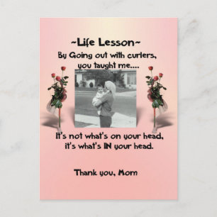 Life Lessons #1 Postcard